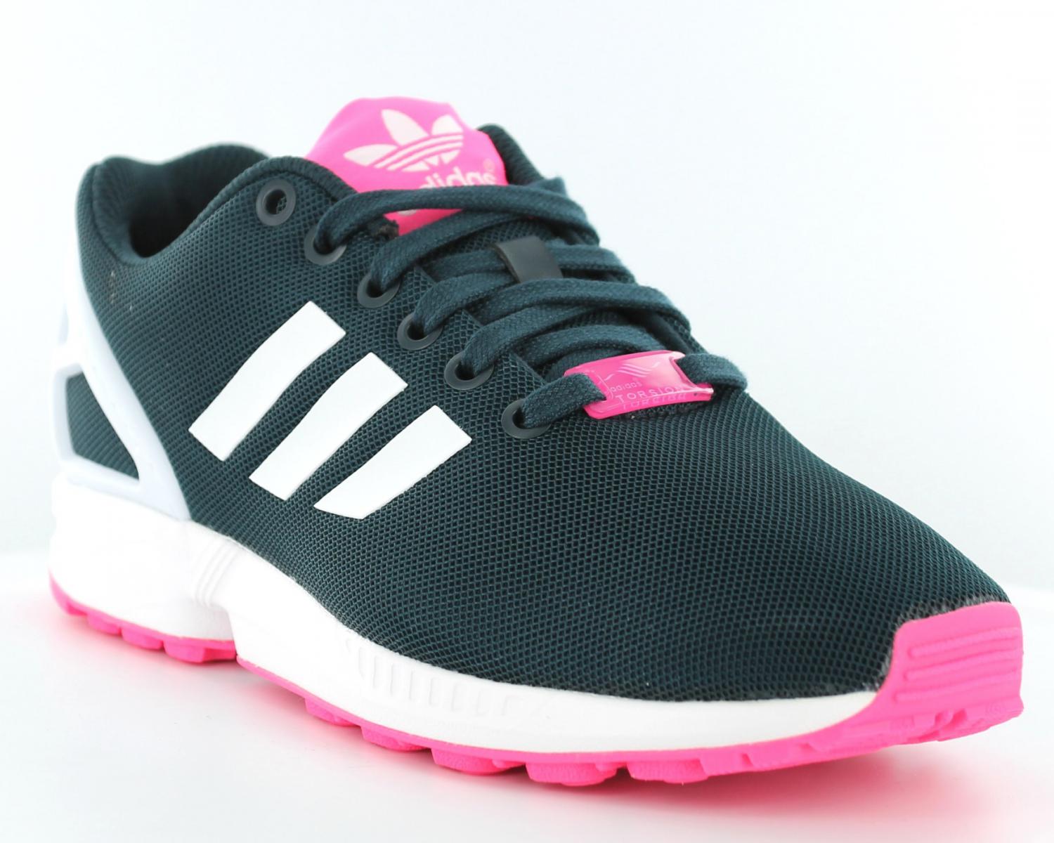 adidas zx flux femme grise et rose